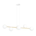 Emibig Pendant Gravity Steel White | Suitable for 6x E14 - Max 10W