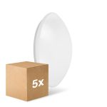 Multipack 5x Ledvance Surface Circular 350 White 18W 1440lm - 840 Cool White | IP44 - Replaces 2x18W