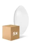 Multipack 5x Ledvance Surface Circular 400 White 24W 1920lm - 840 Cool White | IP44